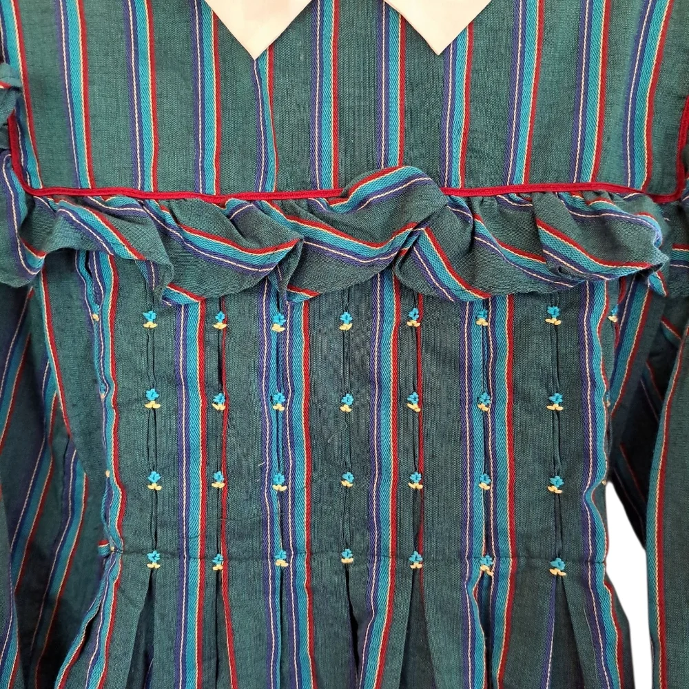 Polly Flinders 7 Paper Tag Vtg Dress Cosplay Movie Prop Plaid Classic
